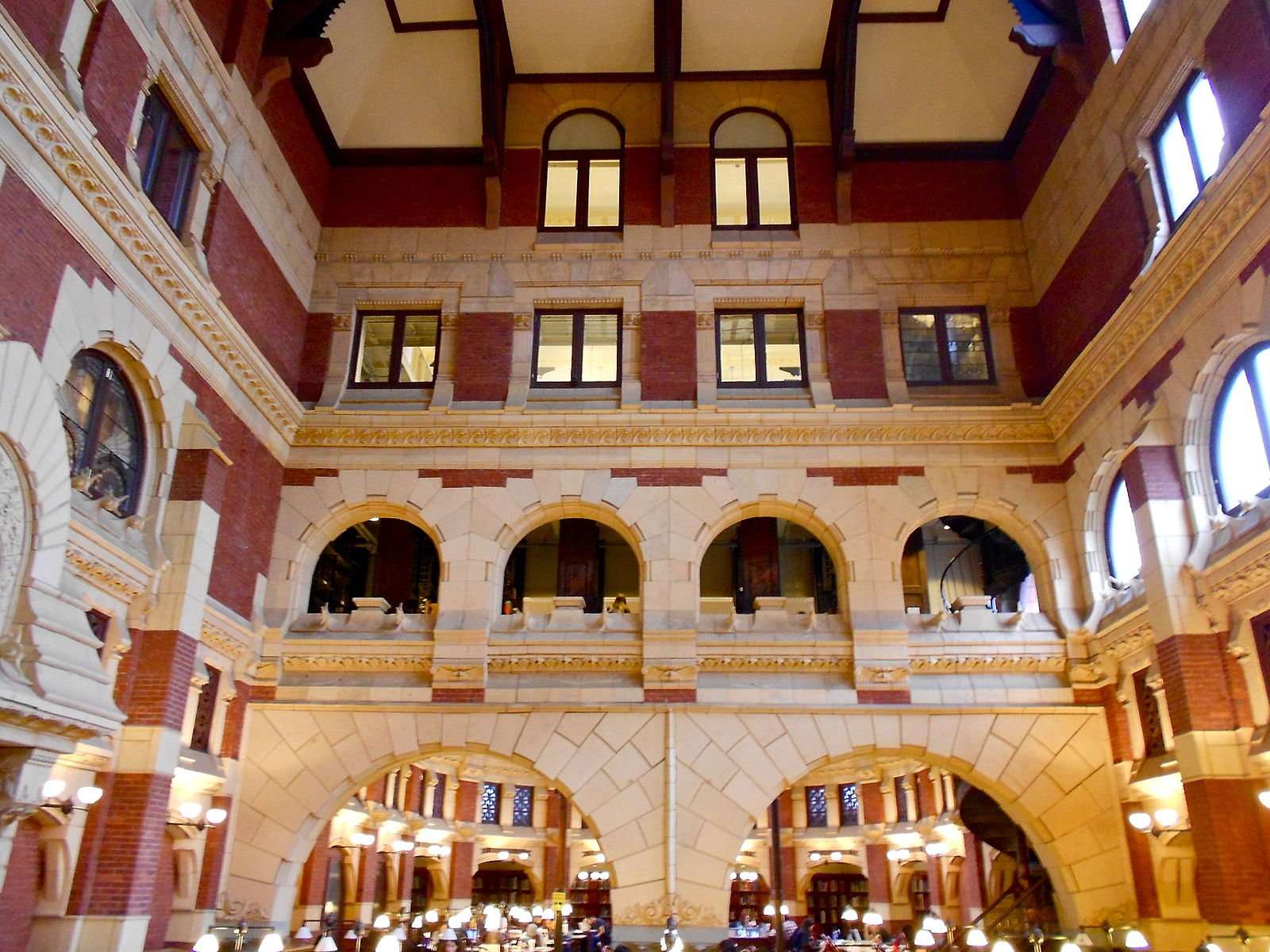 A view of the ceiling at the University of Pennsylvania's Furness Library.