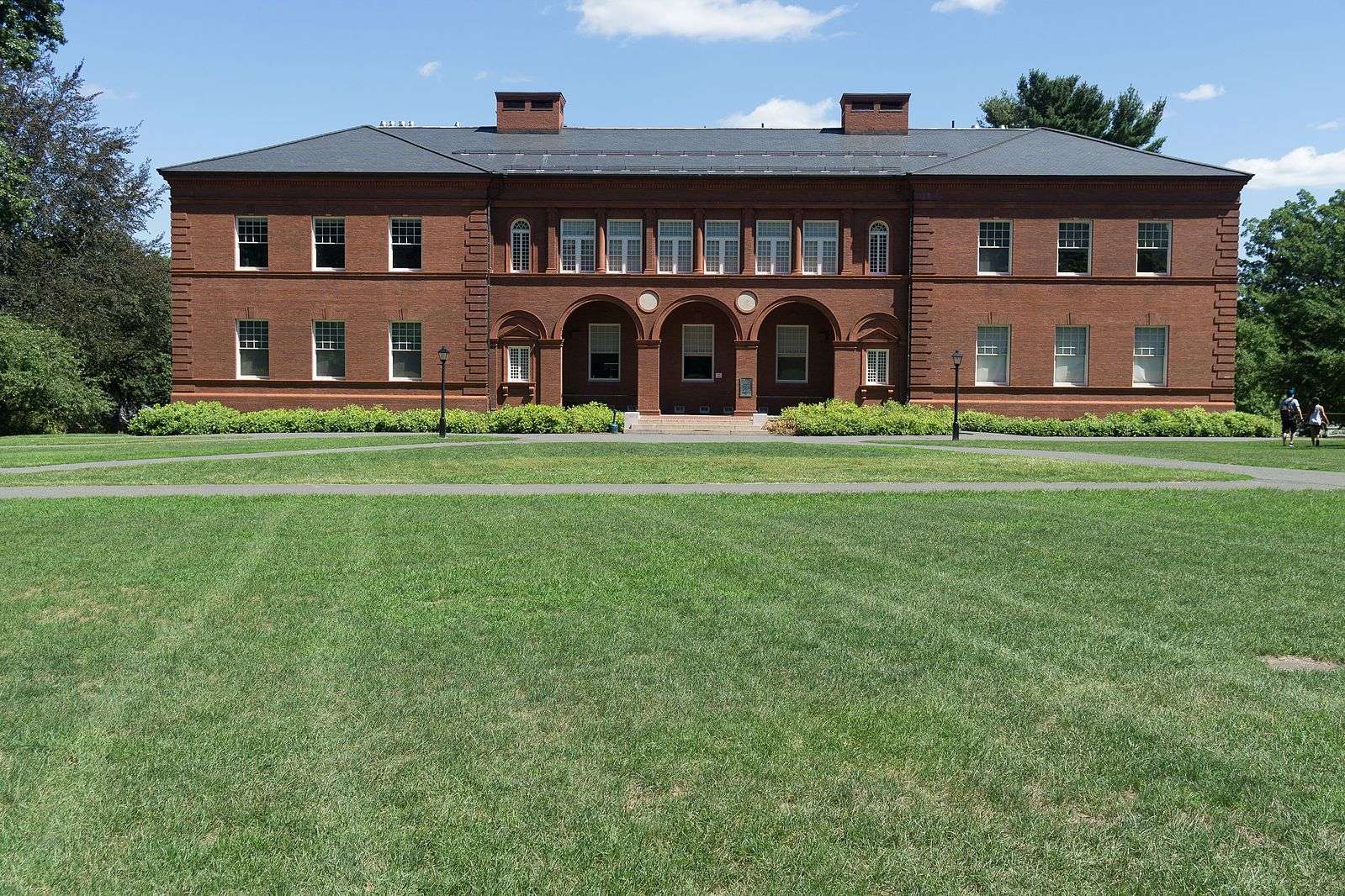 Fayerweather Hall is featured at Amherst College.