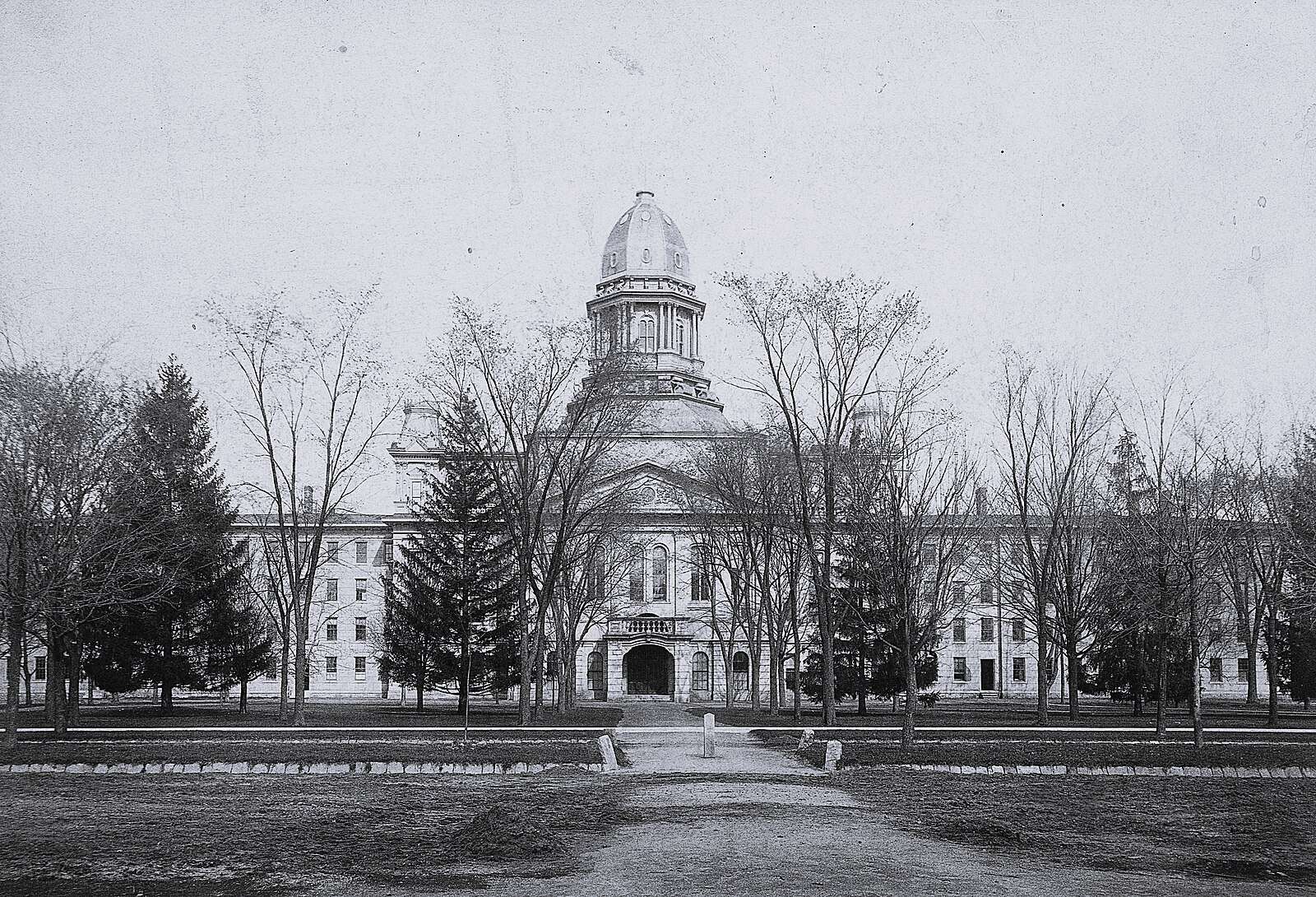 University Hall is featured in the nineteenth century at the University of Michigan.